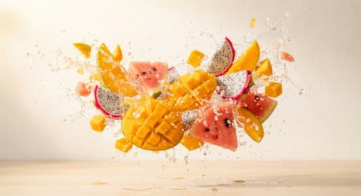 Fresh fruit splash